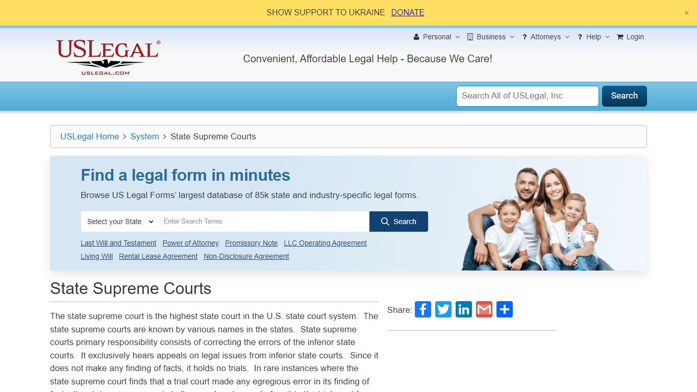 State Supreme Courts – System - USLegal